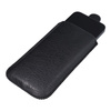 Futerał Skórzany Uniwersalny Slim Kora 2 - do Samsung I9100 Galaxy S2/LG L7/Xperia J czarny