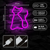Neon LED KOT różowy Bat + USB FLNE04 Forever Light