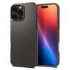Etui IPHONE 16 PRO Spigen Thin Fit Mag MagSafe Gunmetal szare