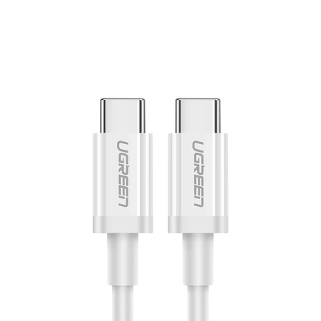 Ugreen US264 60518 USB-C / USB-C PD QC AFC cable 1m - white