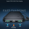 USAMS Powerbank PB56 10000mAh 22.5W2xQC3.0+PD Fast Charge czarny/black 10KCD15101 (US-CD151)
