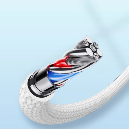 Joyroom USB-Kabel - Micro USB 2.4A für schnelles Aufladen und Datenübertragung 2 m weiß (S-UM018A10)