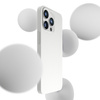 Apple iPhone 15 Pro Max - 3mk Hardy Silicone MagCase Silver-White