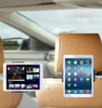 Wozinsky dual car phone holder for headrest black (WTHBK1)
