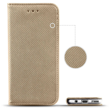 Etui Smart Magnet do Samsung Galaxy M55 5G złote