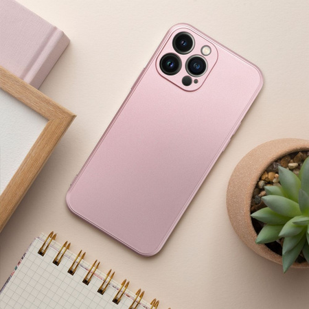 Futerał METALLIC do IPHONE 15 PRO MAX różowy