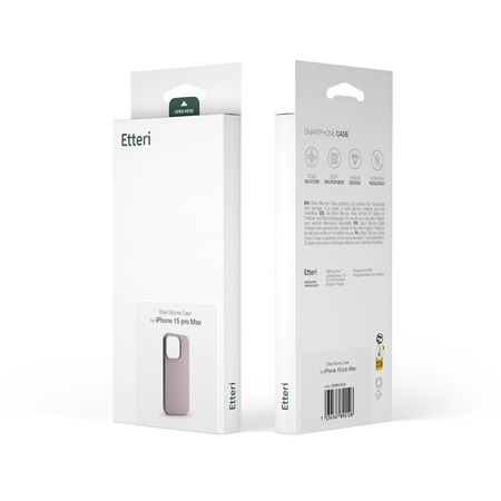 Nakładka Etteri Silicone Case do Samsung Galaxy S24 jasnoróżowa