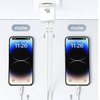 USAMS Ład. siec. 2xUSB-C T54 40W (only head) PD Fast Charging czarny/black CC172TC01 (US-CC172)