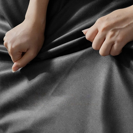 Nillkin Qin Cloth Pro Case Schutzhülle für iPhone 14 Plus, Kamera-Abdeckung, Holster-Abdeckung, Klapphülle, Grau