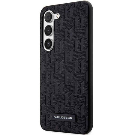Karl Lagerfeld KLHCS23SSAKLHPK S23 S911 hardcase black/black Saffiano Mono Metal Logo