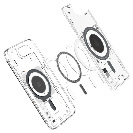 SPIGEN futerał ULTRA HYBRID MAG kompatybilny z MagSafe do IPHONE 16E 2025 neo one
