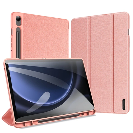 Dux Ducis Domo eco-leather case with stand for Samsung Tab S9 FE+ - pink