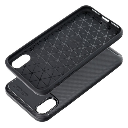 Futerał CARBON PREMIUM do IPHONE X / XS czarny