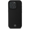 Mercedes nakładka do iPhone 16 Pro Max 6,9&quot; MEHMP16X23RBARK Hardcase Textured And Plain Leather MagSafe czarna