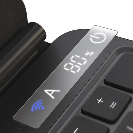 USAMS Etui ochronne z klawiaturą iPad Pro 12,9" czarny/black Miaoke Series IPP12MG01 (US-BH876)