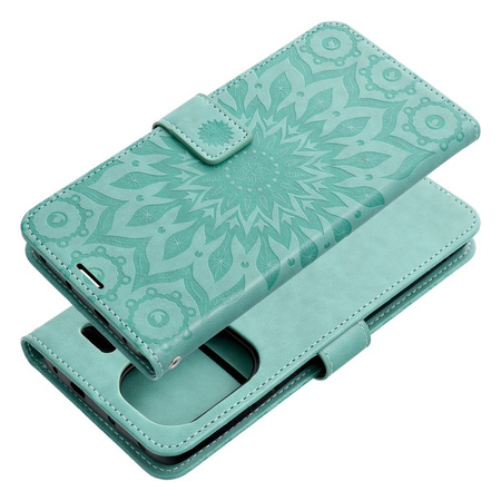 Kabura MEZZO Book do XIAOMI Redmi NOTE 13 PRO Plus 5G mandala zielony