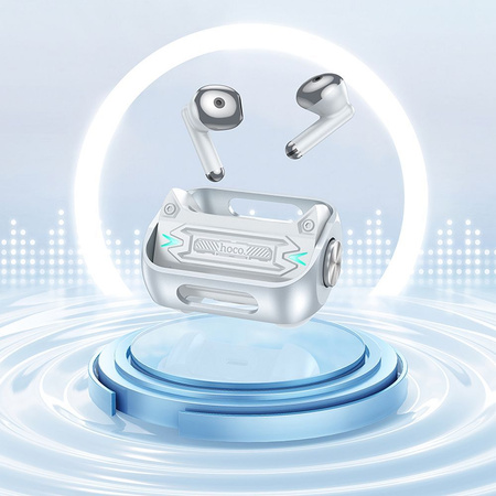 HOCO słuchawki bezprzewodowe / bluetooth stereo TWS EW55 Trendy True srebrne