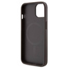 Guess nakładka do iPhone 15 6,1&quot; GUHMP15SP4RPSW HC MAGSAFE 4G PRINTED STRIPES brązowa