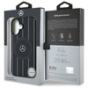 Oryginalne Etui IPHONE 16 Mercedes Hardcase MB Double Layer Crossed Lines MagSafe (MEHMP16S23HRSK) czarne