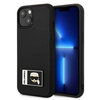 Karl Lagerfeld KLHCP13S3DKPK iPhone 13 mini 5,4&quot; schwarz / schwarzes Hardcase Ikonik Patch