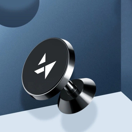 Wozinsky samoprzylepny magnetyczny uchwyt samochodowy 360 na deskę rozdzielczą czarny (WMH-05)