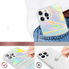 Kingxbar Shell Series luxury elegant phone case for iPhone 13 Pro pearl-blue