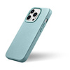 iCarer Litchi Premium Leather Case skórzane etui iPhone 14 Pro Max magnetyczne z MagSafe zielony (WMI14220712-GN)