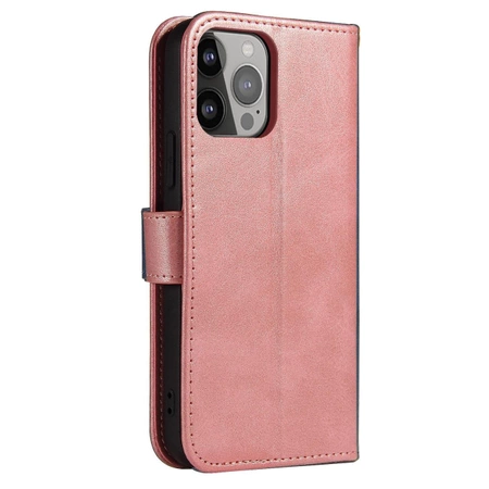 Magnet Case Hülle für Samsung Galaxy S23+ Flip Cover Wallet Stand Pink