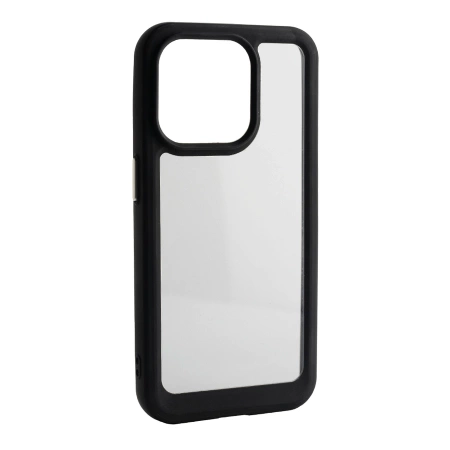 Handyhülle Acrylic Matt iPhone 15 Schwarz