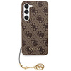 Oryginalne Etui GUESS hardcase 4G Charms Collection GUHCSA55GF4GBR do Samsung Galaxy A55 brązowy