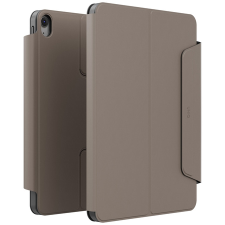 Etui UNIQ Rovus Snapmount Magnetic 360   Rotating Detachable do iPad 11" A16 (2025) / iPad 10.9" 10 gen. (2022) szary