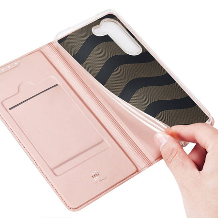 DUX DUCIS Skin Pro - futerał z klapką do Samsung Galaxy S23 Plus różowy