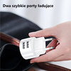 Ładowarka Sieciowa 2.1A 2x USB + Kabel USB - USB-C Fast Charging USAMS T20 XTXLOGT18TC05 białe