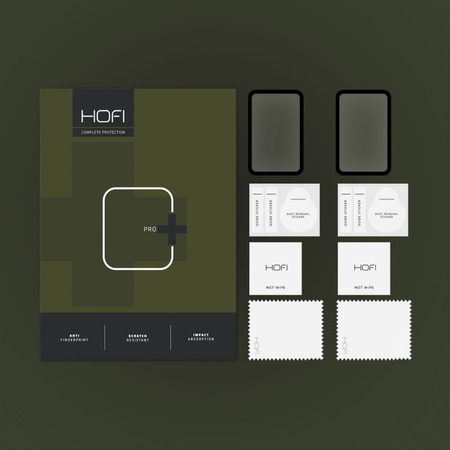 Szkło Hybrydowe SAMSUNG GALAXY FIT 3 Hofi Hybrid Pro+ 2-pack czarne