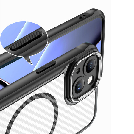Nakładka Defender Carbon Mag do iPhone 17 Air 6,6" czarna
