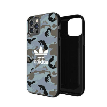 Original Handyhülle IPHONE 12 / 12 PRO Adidas OR Snap Case Camo blau