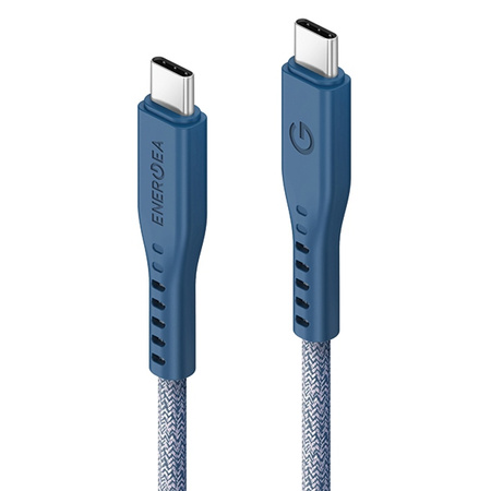 ENERGEA kabel Flow USB-C - USB-C1.5m niebieski/blue 240W 5A PD Fast Charge