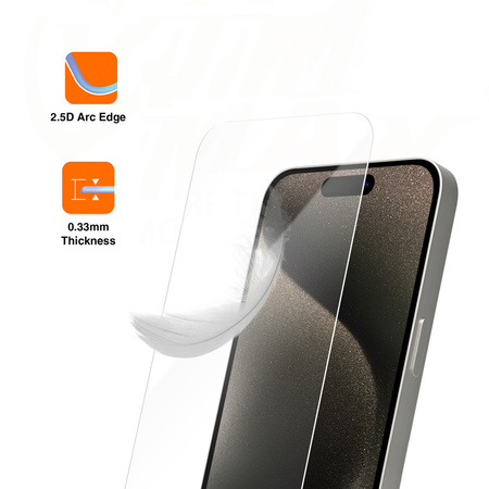 Vmax szkło hartowane 2,5D Normal Clear Glass do iPhone 12 / 12 Pro 6,1&quot;