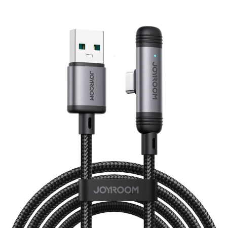 Joyroom S-A56 EnjoyX Series 90° USB-A - USB-C 3A Kabel 1,2m - schwarz
