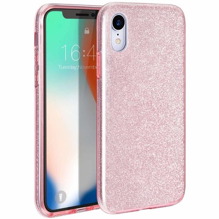 Nakładka Glitter 3in1 do Xiaomi Redmi Note 10 5G / Poco M3 Pro / M3 Pro 5G różowa