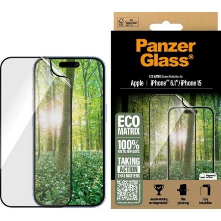 PanzerGlass MATRIX Displayschutzfolie iPhone 16 6,1&quot; Ultra-Wide Fit 2869