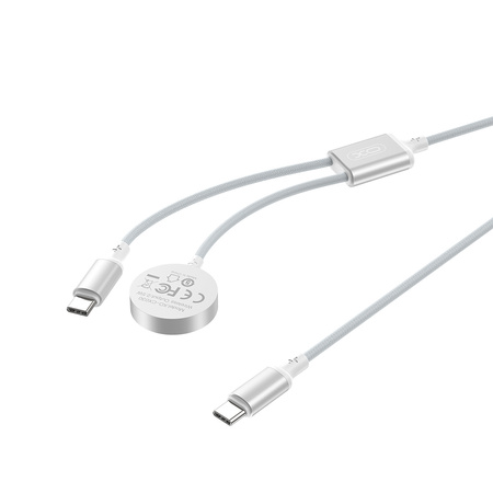 XO ładowarka bezprzewodowa indukcyjna CX030 biała do Apple Watch z kablem USB-C -USB-C