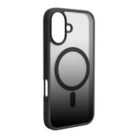 Etui silikonowe Puro Gradient MagSafe do iPhone 16e - czarne