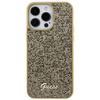 Guess Disco Metal Script Hülle für iPhone 15 Pro Max – Gold