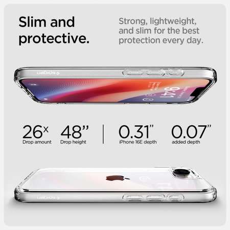SPIGEN ULTRA HYBRID IPHONE 16e CRYSTAL CLEAR