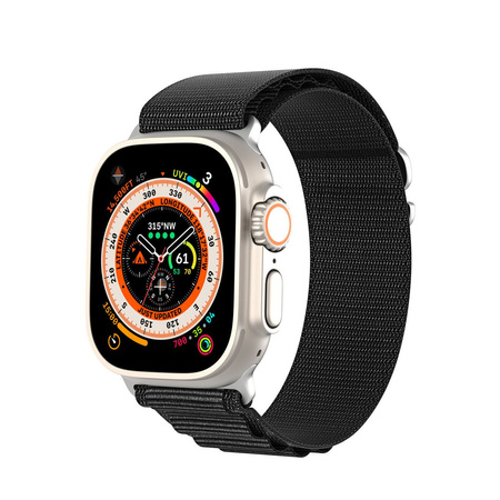 Sport-Schnallenarmband für Apple Watch Ultra 8/7/6/SE/5/4/3/2/1 (42, 44, 45, 49 mm) Dux Ducis Armband GS-Version – Schwarz