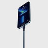 Baseus Flash Series II USB Typ C / USB Typ A Kabel - USB Typ C / Lightning / Micro USB 100 W 1,5 m blau (CASS030203)