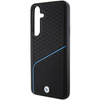 Etui BMW Signature Leather Textured & Line MagSafe na Samsung Galaxy S24+ - czarne