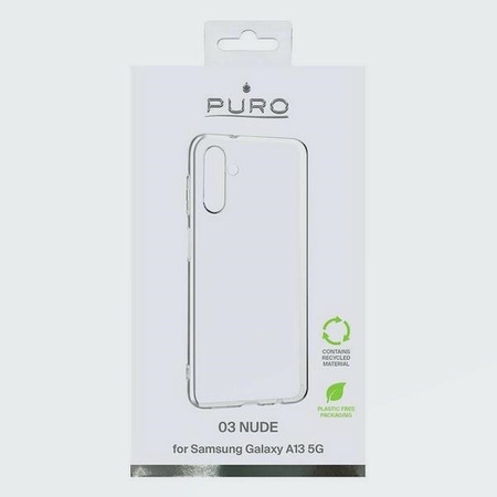 PURO 0.3 Nude - Etui ekologiczne Samsung Galaxy A13 5G (przezroczysty)