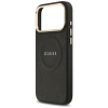 Guess Peony Hot Stamp MagSafe Case for iPhone 17 Pro Max - Black